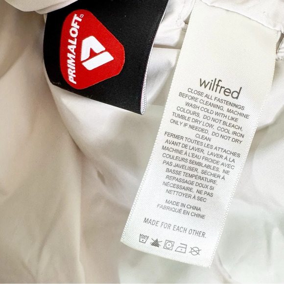 ARITZIA Wilfred Pavant Quilted Jacket Water Repellant Barn Coat Cream Size M - Picture 14 of 16